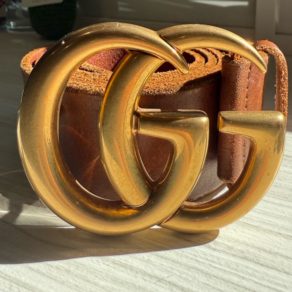 Authentic Brown Gucci Belt